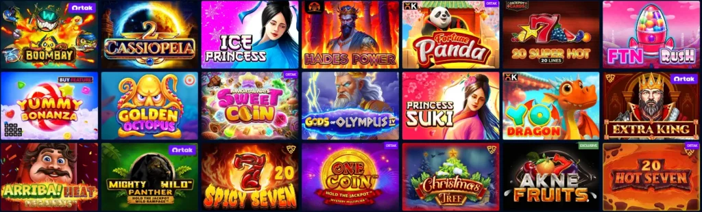 Sélection de machines à sous sur VBet